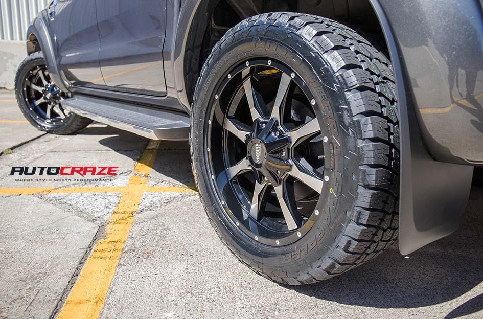 FORD RANGER MO970 GLOSS BLACK MACHINED FACE